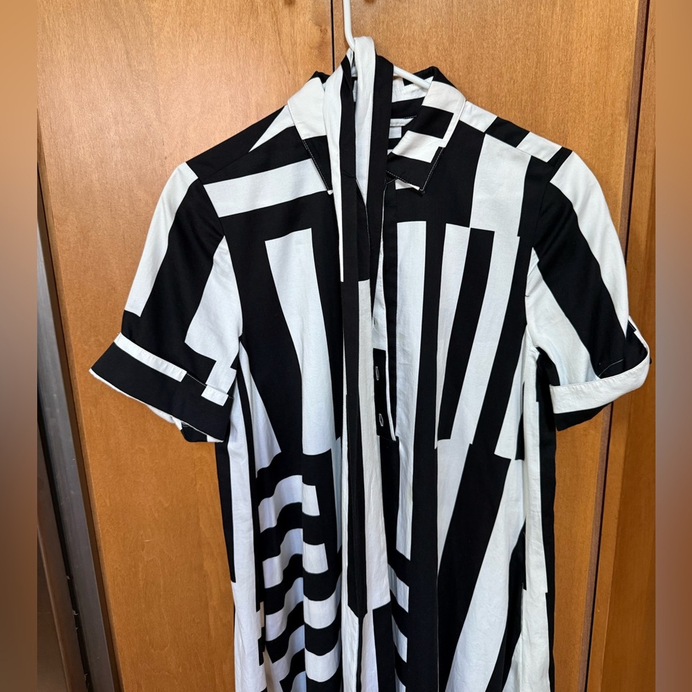 ♠️ Kate Spade Graphic Stripe Shirtdress ♠️ - Picture 3 of 3